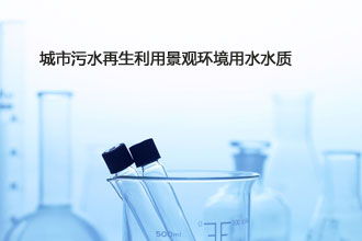 城市污水再生利用   景观环境用水水质